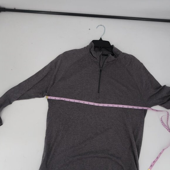 Rhone Men's Quarter Zip Pullover Gray Size L/XL - Picture 6 of 9